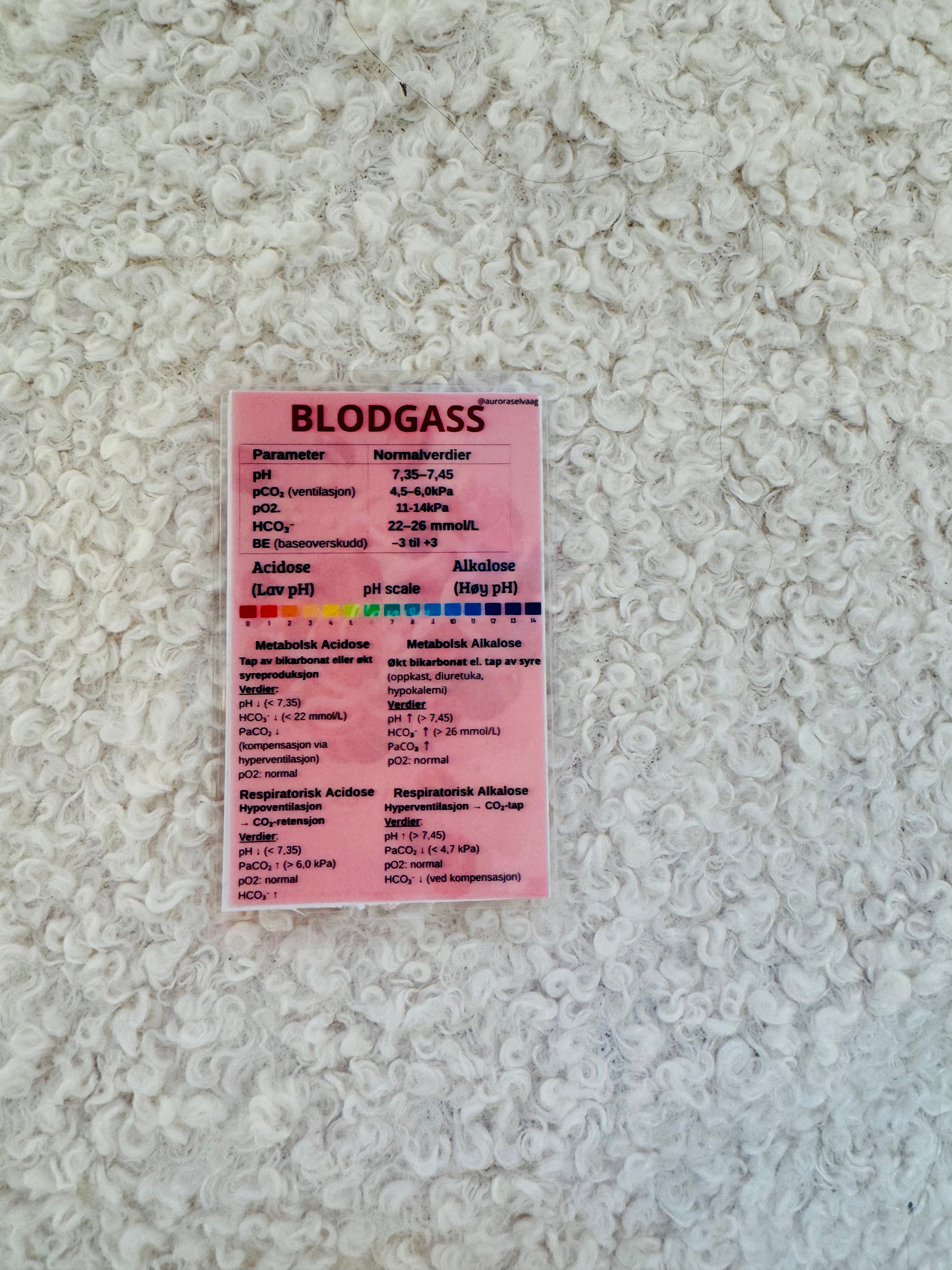 Blodgas & Blodprøver