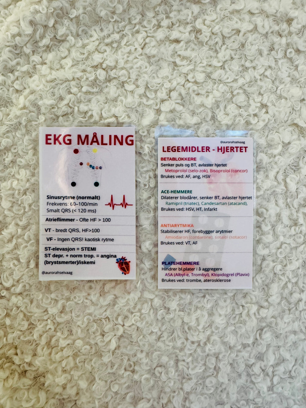 EKG & legemidler til hjertet