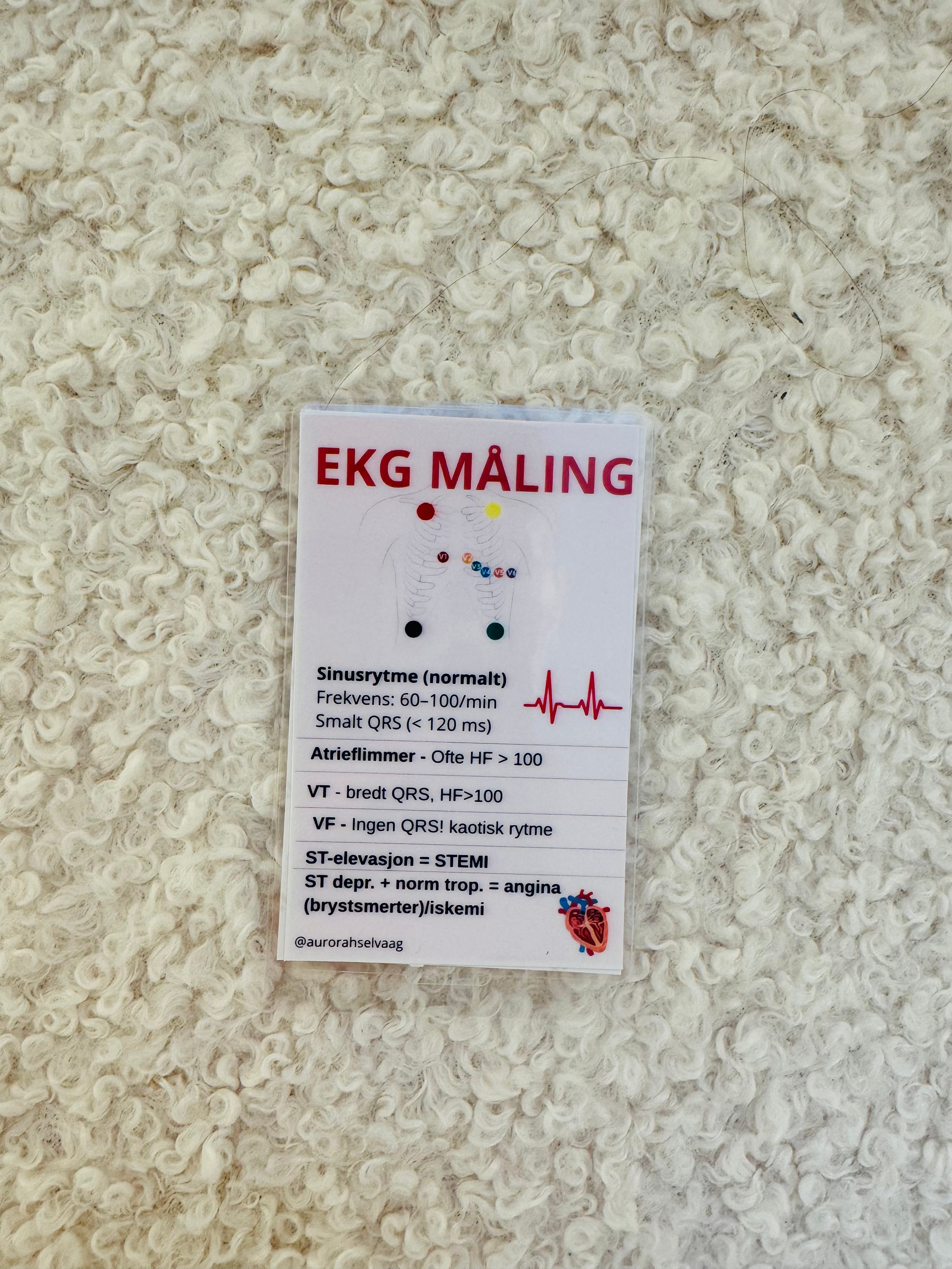 EKG & legemidler til hjertet